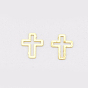 Cabochons en laiton, accessoires nail art de décoration, croix