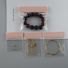 Self-Sealing EVA Jewelry Storage Bag, Zip Lock Bag