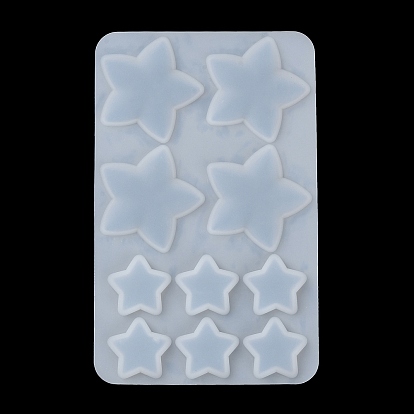 Star Cabochon DIY Silicone Molds, Resin Casting Molds, for UV Resin, Epoxy Resin Craft Making