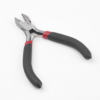 DIY Jewelry Tool Sets, Polishing Side Cutting Pliers, Wire Cutter Pliers and Round Nose Pliers, 105~125x61~62mm, 3pcs/set