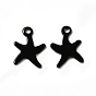Spray Painted 201 Stainless Steel Charms, Starfish Charm
