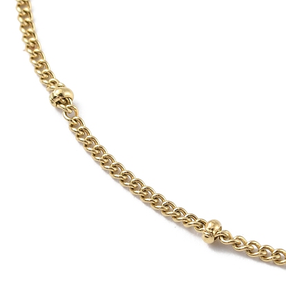 Ионное покрытие (ip) 304 ожерелье-цепочка из нержавеющей стали для мужчин и женщин