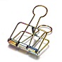 Metal Skeleton Frame Hollow Wire Binder Clips, Notes Letter Paper Clip, Office Supplies