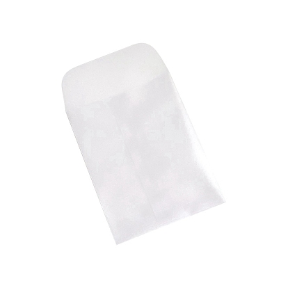 Enveloppes translucides en papier d'acide sulfurique pour timbres, rectangle