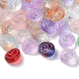Transparent Glass Beads, Snail