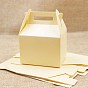 Boîte cadeau créative en papier pliable portable avec poignées, boîtes de faveur de pignon, pour offrir et emballer des cadeaux