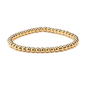4 Bracelet extensible en perles rondes en hématite synthétique mm, perles de pierre bracelet en pierre pour hommes femmes