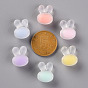 Transparent Acrylic Beads, Frosted, Bead in Bead, Rabbit Head