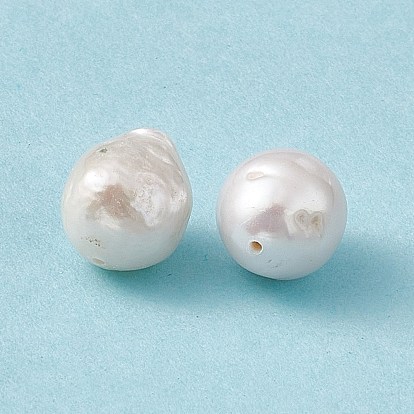 Perlas keshi naturales barrocas, oval