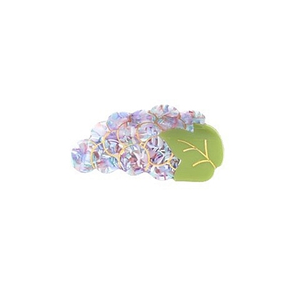 Cute Grape Cellulose Acetate Large Claw Hair Clips, Hair Accessories for Girls Women