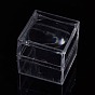 Transparent Plastic Ring Viewer Magnifier Boxes, Magnifier Cubes for Coins, Jewelry, Stones, Specimens