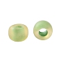 Toho perles de rocaille rondes, perles de rocaille japonais, givré, couleur à l'intérieur 