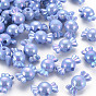 Opaque Acrylic Beads, AB Color, Candy