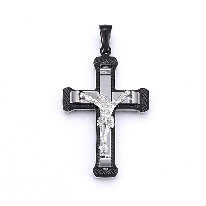 Tema de pascua 304 colgantes de acero inoxidable, para la Pascua, cruz crucifijo