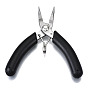 Stainless Steel Mini Diagonal Nipper Pliers, Flush Cutter, Ferronickel, with PVC Handle