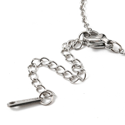 201 collier pendentif soleil creux en acier inoxydable avec chaînes forçat