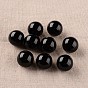 Bolas redondas de ónix negro natural, esfera de piedras preciosas, sin agujero / sin perforar, 16 mm