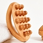 Peines de masaje de madera, herramientas de masaje