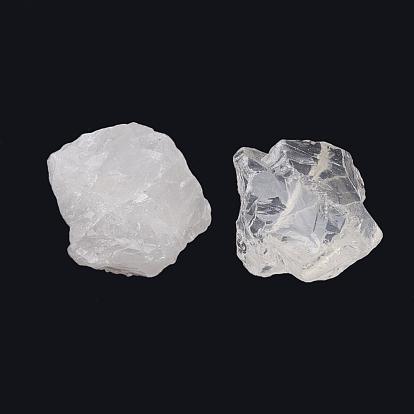 Природный кристалл кварца бусины, бусины из горного хрусталя, самородки, нет отверстий / незавершенного