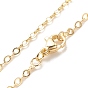 Ожерелье из латунных кабельных цепей для женщин, без кадмия и без свинца