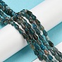 Natural Apatite Beads Strands, Faceted, Teardrop