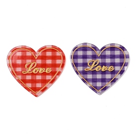 Valentine's Day Acrylic Pendants, Love