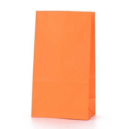Чистый цвет крафт-бумага, мешки для хранения продуктов, без ручек, на детский душ детский день рождения