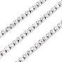 304 cadenas de strass de diamantes de imitación de acero inoxidable, con carrete, cadenas de la taza del Rhinestone, sin soldar