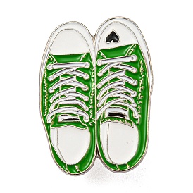 Canvas Shoes Enamel Pins, Alloy Badge for Backpack Clothes