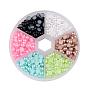 1 Box Half Round Domed ABS Plastic Imitation Pearl Cabochons, 5x2.5mm