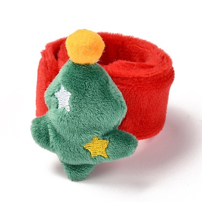 Bracelets de gifle de noël, bracelets à pression pour fête de noël pour enfants et adultes, arbre de Noël
