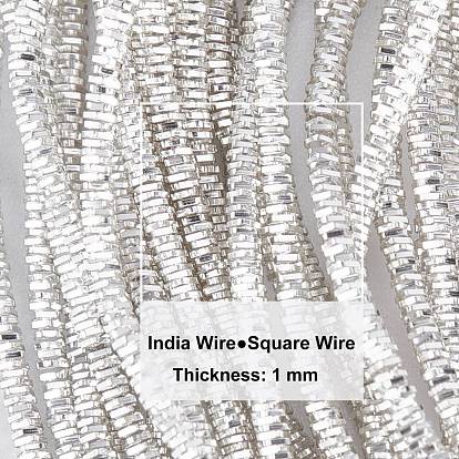 Square Indian Wire,Copper Wire for Jewelry Making