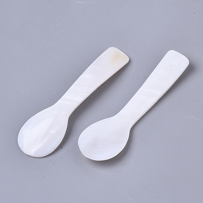 Natural Freshwater Shell Spoons, Mother of Pearl Caviar Spoons
