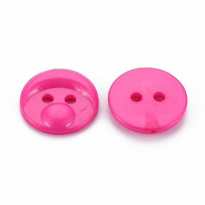 2-Hole Plastic Buttons, Head
