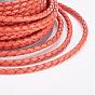 Eco-Friendly Braided Leather Cord, Leather Jewelry Cord, Jewelry DIY Making Material
