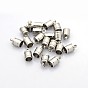 201 Stainless Steel Cord Ends, End Caps, 10x6mm, Hole: 2mm, Inner diameter: 5mm