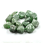 Nuggets Natural Green Aventurine Beads Strands, 17~38x16~30mm, Hole: 2mm, about 14~15pcs/strand, 15.7 inch