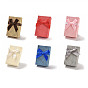 Cajas de embalaje de juego de joyas de cartón., con la esponja en el interior, para anillos, pequeños relojes, , Aretes, , Rectángulo con bowknot