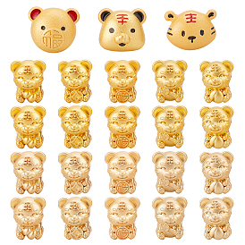 SUPERFINDINGS Tiger Alloy Beads