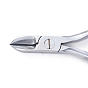 Carbon Steel Side Cutting Pliers, Side Cutter, Jewelry Hand Tools, Platinum, 139x68x12mm