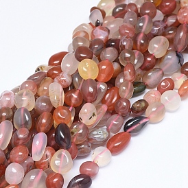Natural Agate Beads Strands, Chip