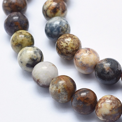 Natural Pietersite Beads Strands, Round