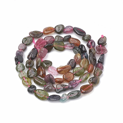 Natural Tourmaline Beads Strands, Oval