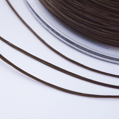 Chaîne en cristal élastique plat japonais, fil de perles élastique, pour la fabrication de bracelets élastiques