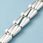 Electroplated Synthetic Magnetic Hematite Beads Strands, Teardrop