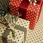 20 листовая бумага для упаковки подарков в горошек, прямоугольные, сложенный букет цветов украшение оберточной бумаги