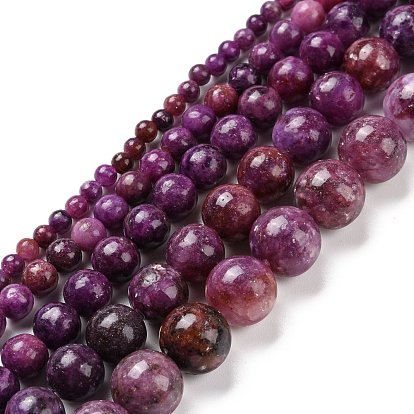 Natural Kunzite Beads Strands, Round