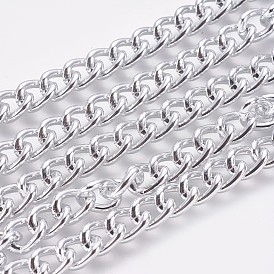 Алюминиевые скрученные цепи, бордюрные цепи, несварные, 9x7x2 мм