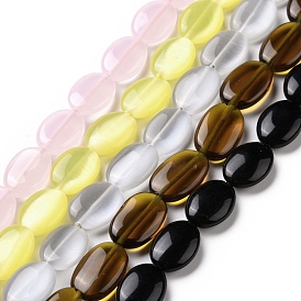 Cat Eye Beads Strands, Oval