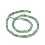 Teint malaisie naturelle jade rondelle perles brins, facette